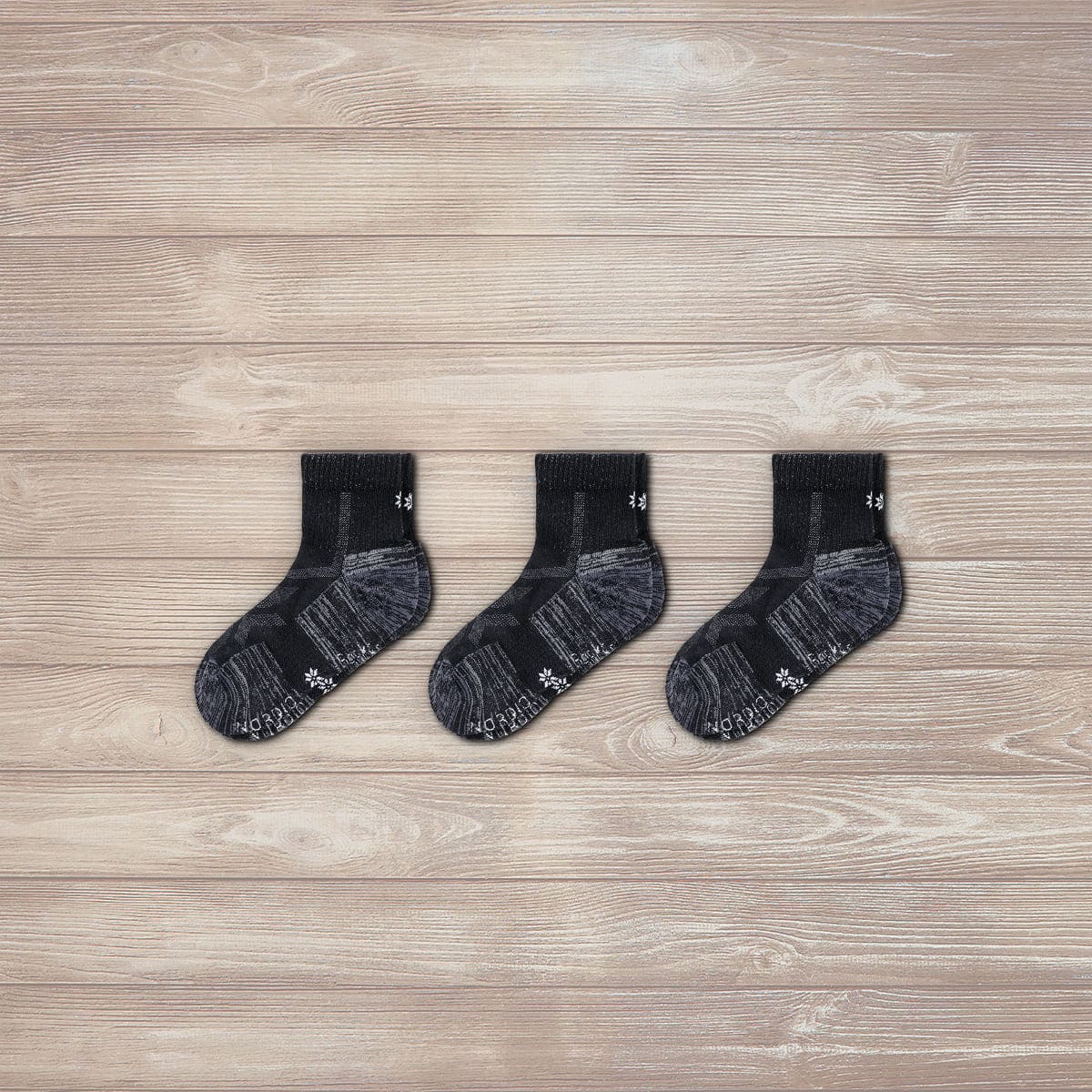 Hiking - Noir - Chaussettes Basses (3 paires)