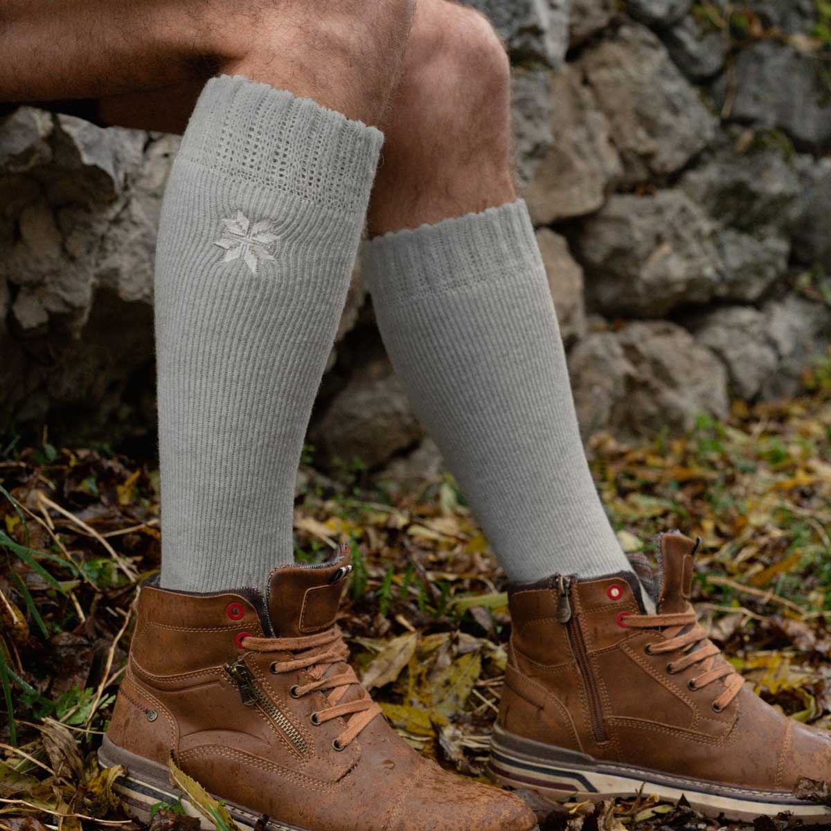 Chaussettes Montantes Charcoal (2 paires)