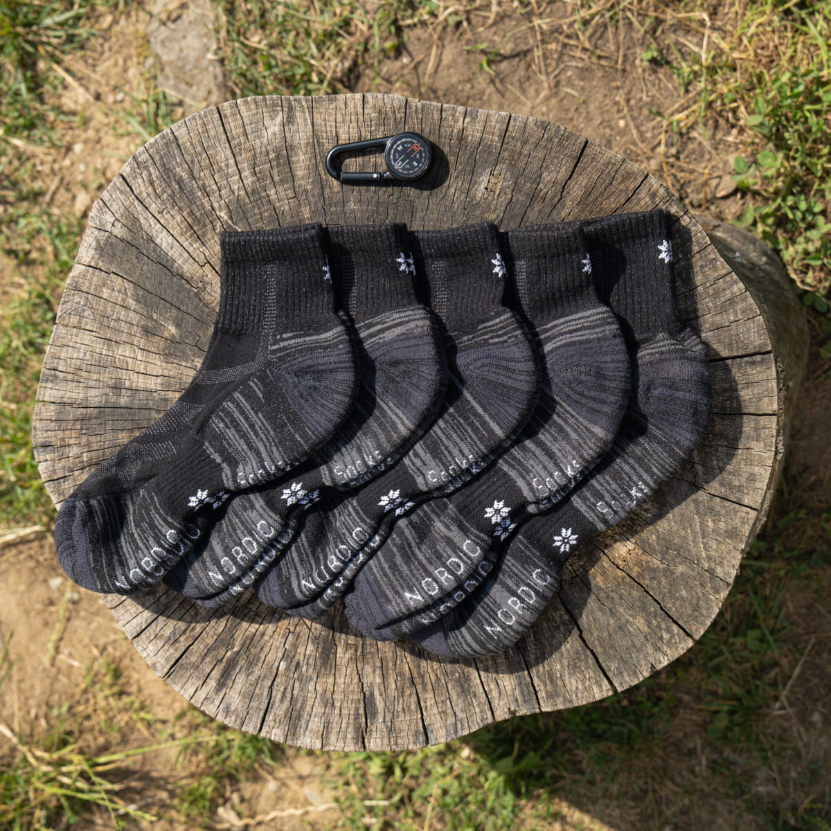 Hiking - Noir - Chaussettes Basses (5 paires)