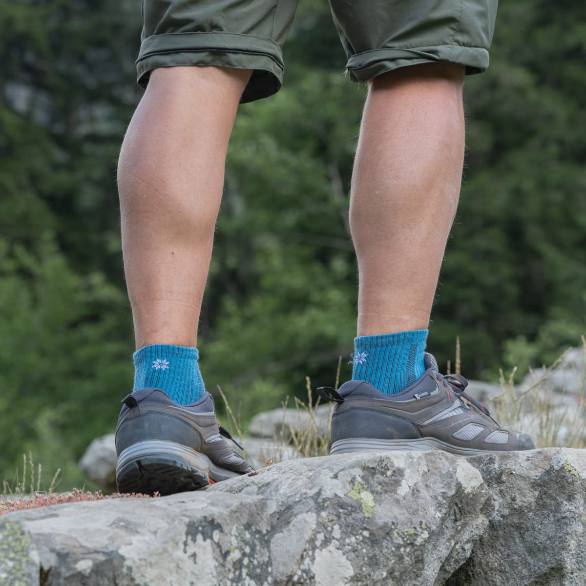 Hiking - Bleu - Chaussettes Basses (1 paire)
