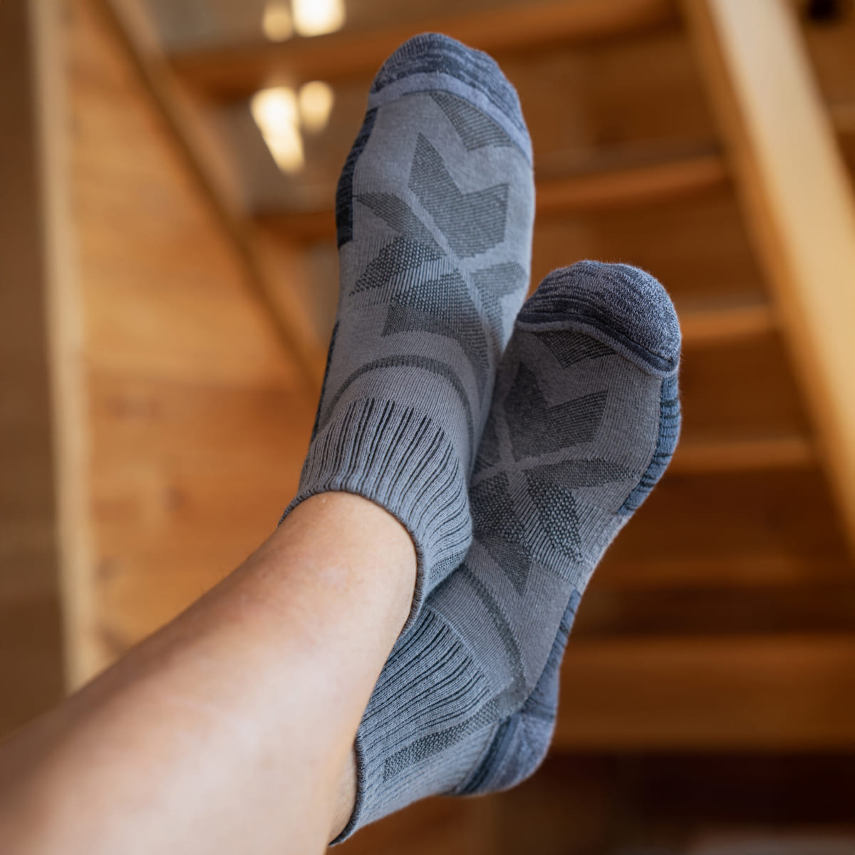 Hiking - Gris - Chaussettes Basses (1 paire)