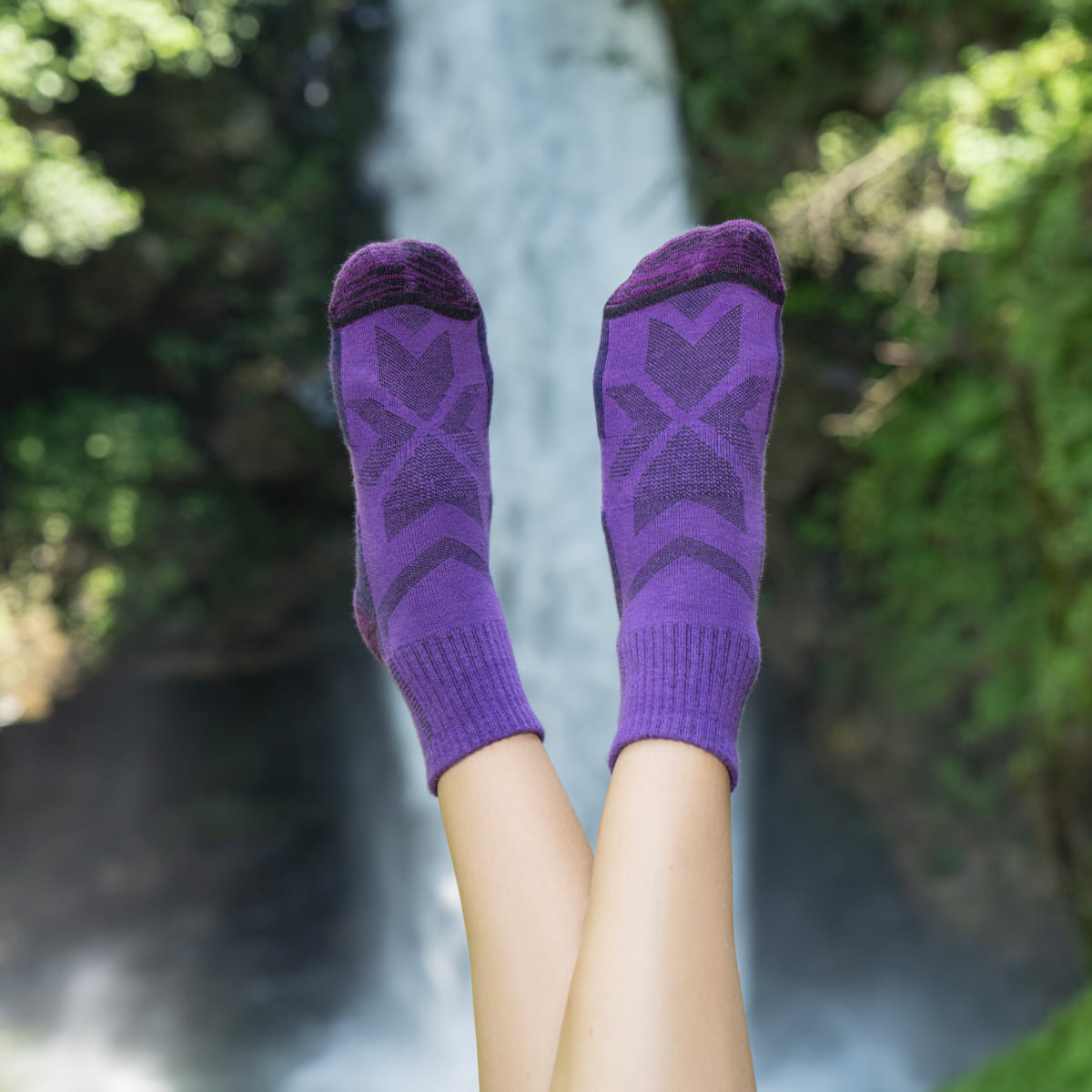 Hiking - Violet - Chaussettes Basses (1 paire)