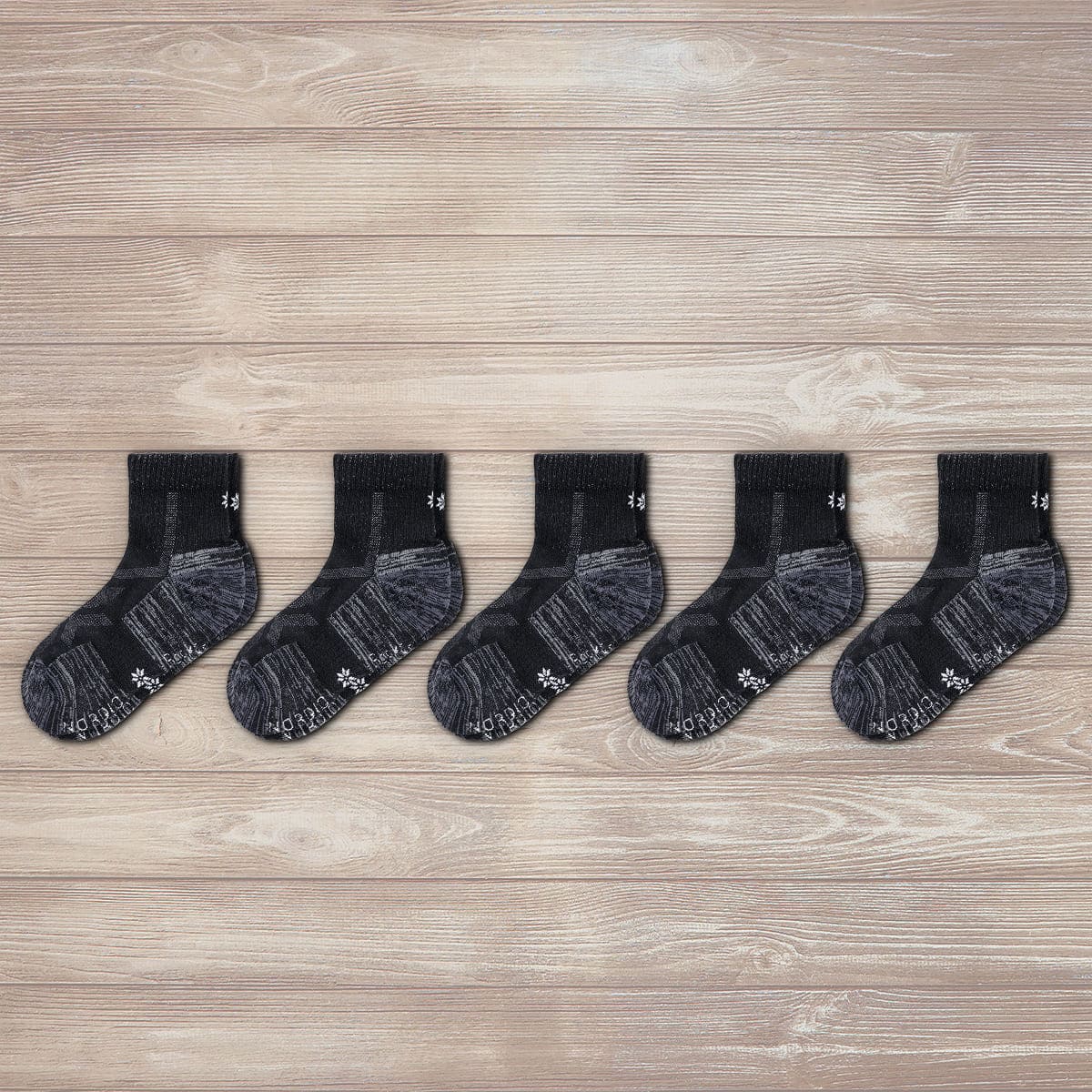 Hiking - Noir - Chaussettes Basses (5 paires)