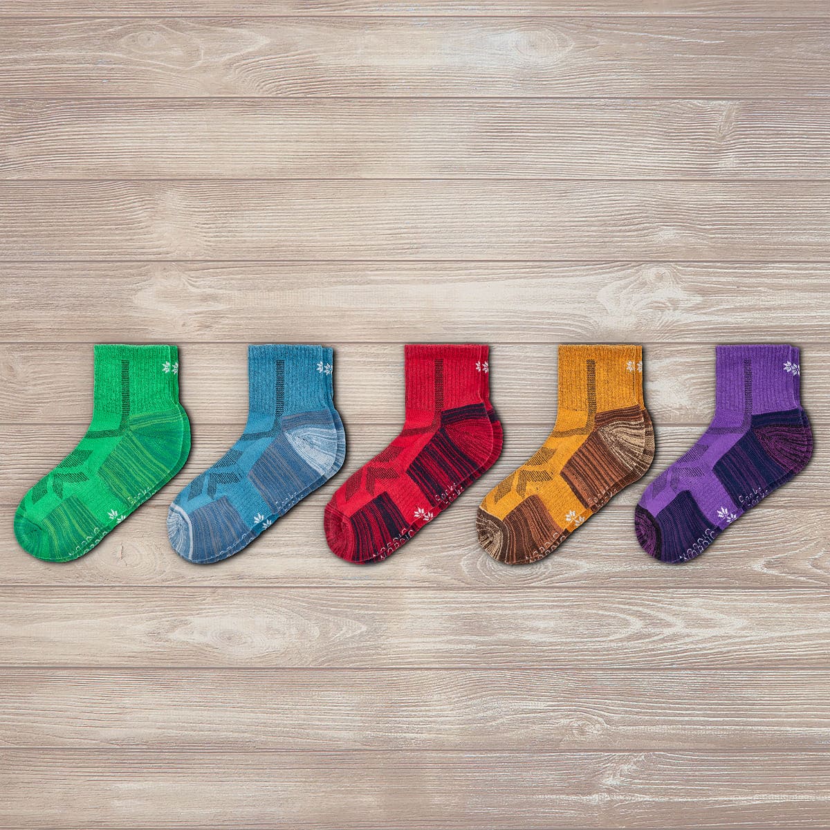 Hiking - Coloré - Chaussettes Basses (5 paires)
