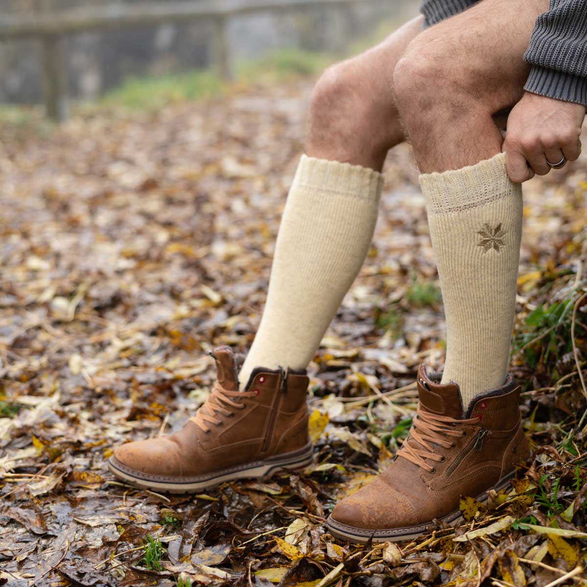 CHAUSSETTES MONTANTES EARTH (2 paires)