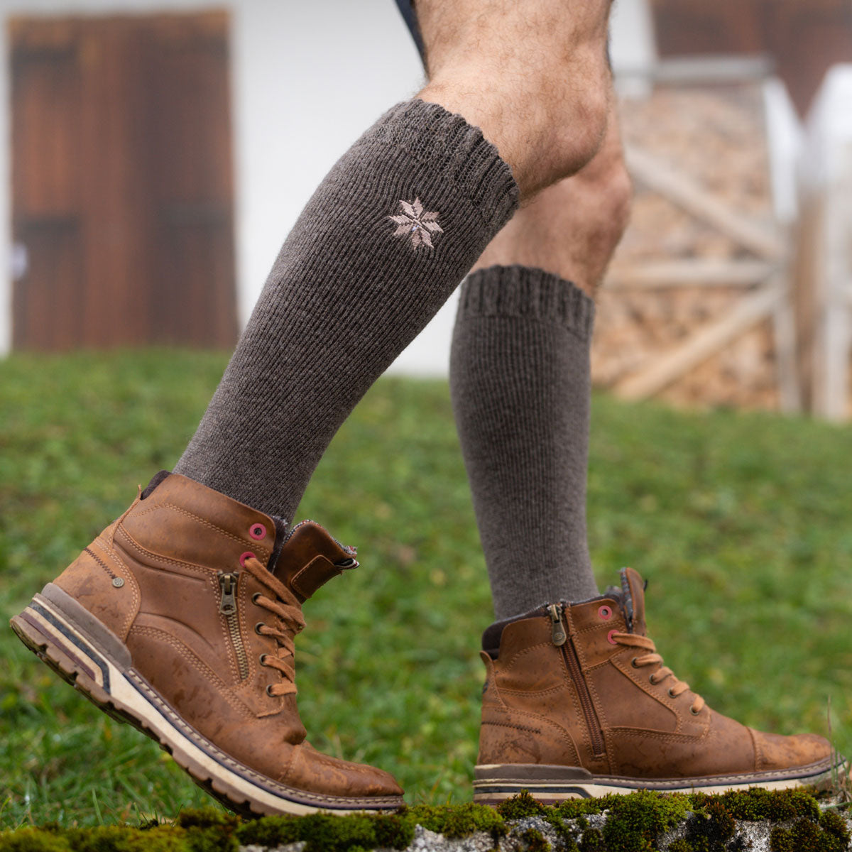 CHAUSSETTES MONTANTES EARTH (2 paires)