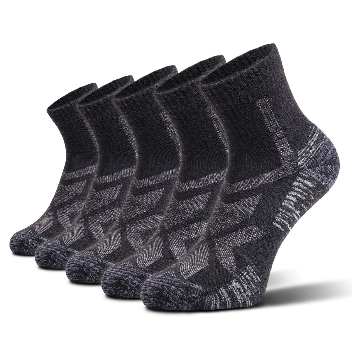 Hiking - Noir - Chaussettes Basses (5 paires)