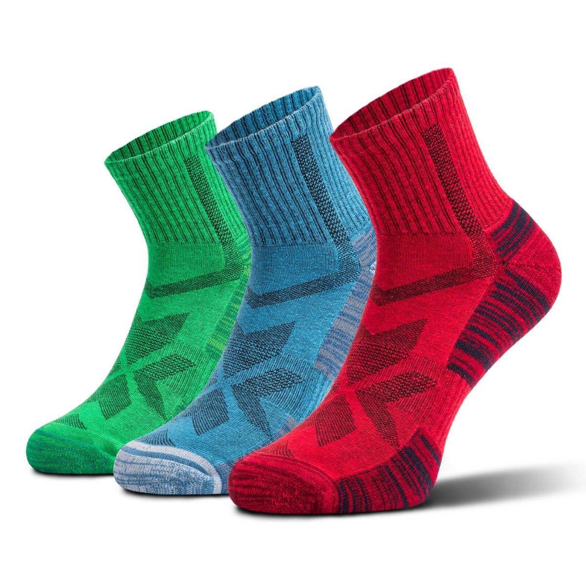 Hiking - Coloré - Chaussettes Basses (3 paires)