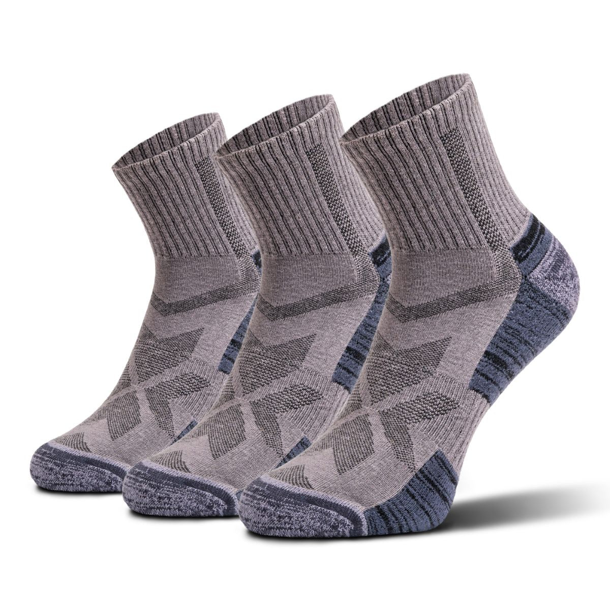 Hiking - Gris - Chaussettes Basses (3 paires)