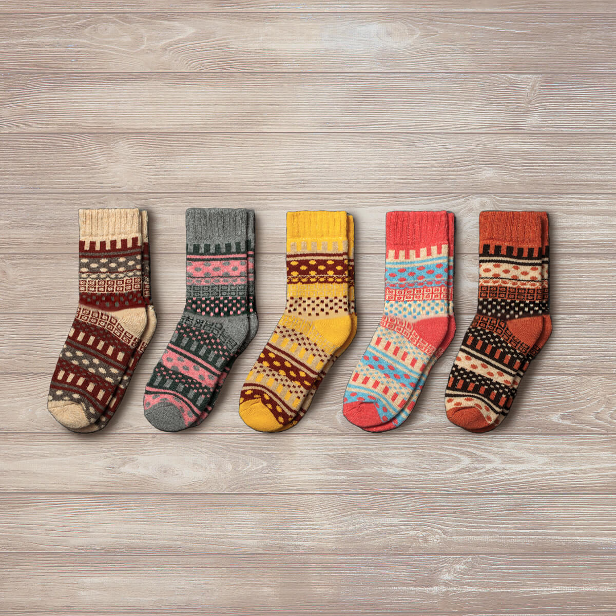 Chaussettes Sofia pour Enfants (5 paires)